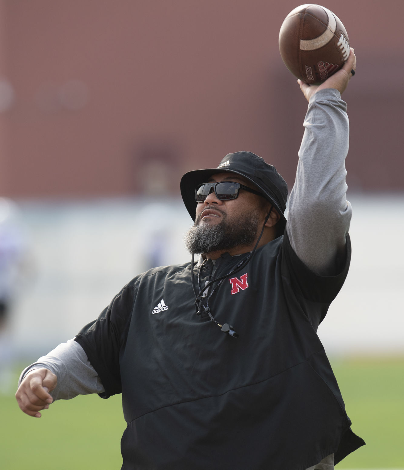 NU football practice, 8.4